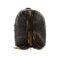 Rucsac de piele cu franjuri Negru/Auriu